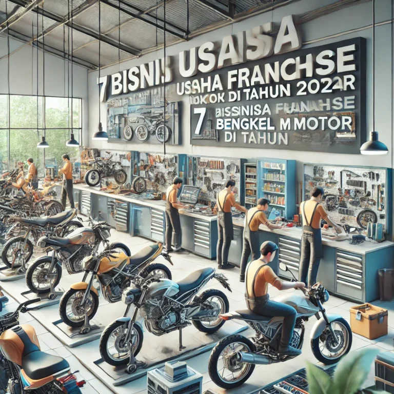 Bisnis Franchise Bengkel Motor Terbaik untuk Peluang Usaha Menguntungkan